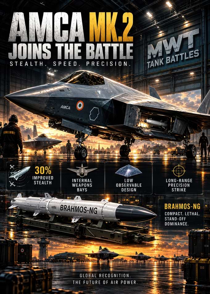 AMCA MK.2 Fighter Jet Promotional Poster