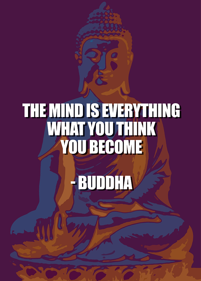 Buddha Quote Inspirational Wall Art