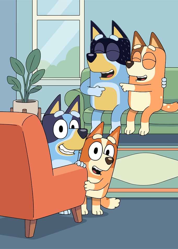 Bluey and Bingo Family Fun