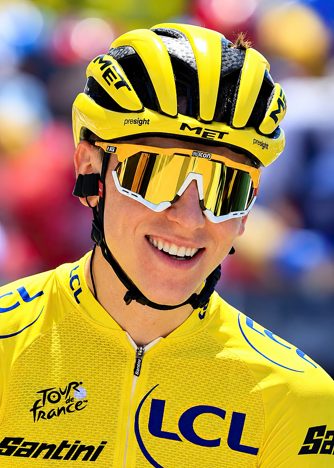 Tadej Pogačar in Yellow Jersey