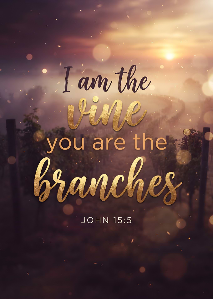 John 15:5 Vine and Branches Quote