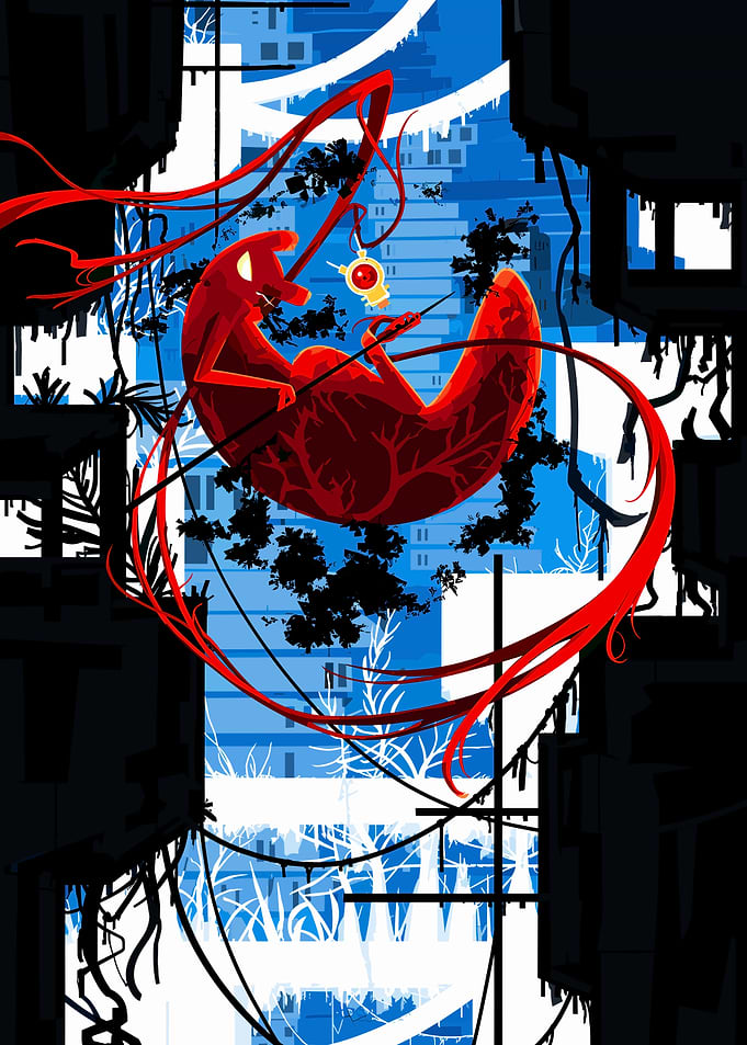 Rain World Slugcat Art