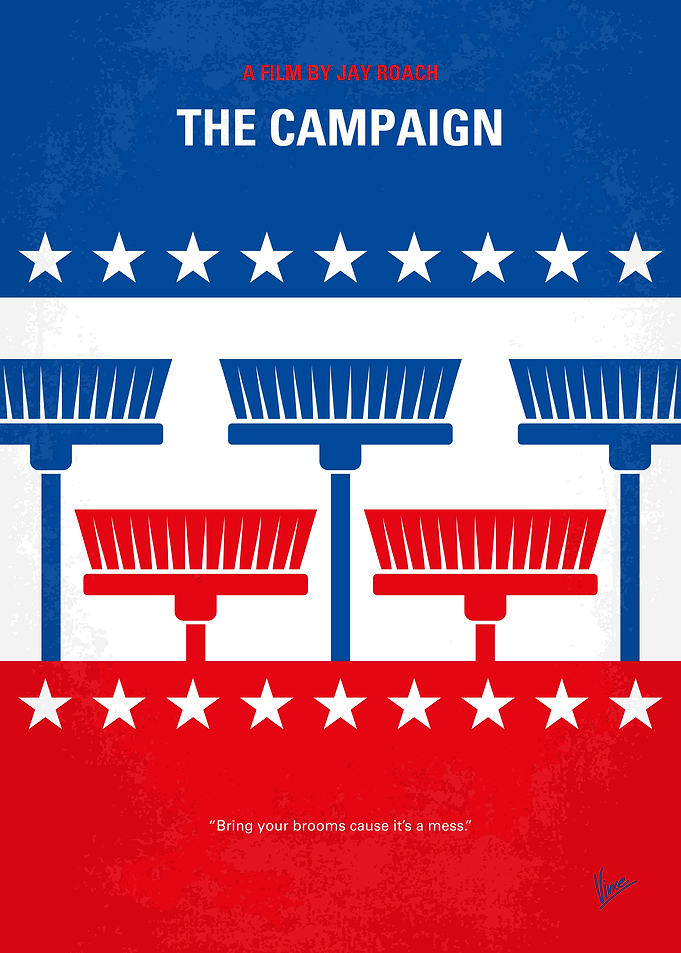 The Campaign Minimalist Movie Poster