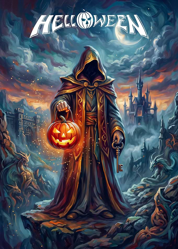 Helloween Band Fantasy Art Poster
