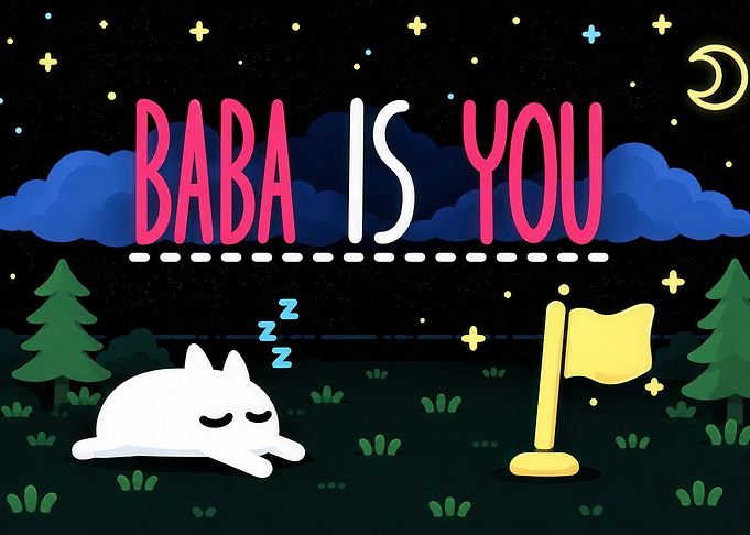 Baba Is You Game Title Screen