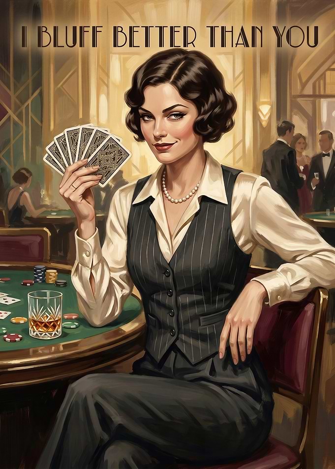 I Bluff Better Than You Poster