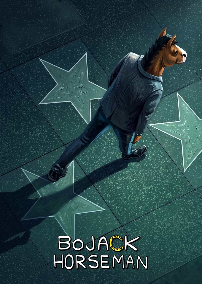 BoJack Horseman Walking on Walk of Fame