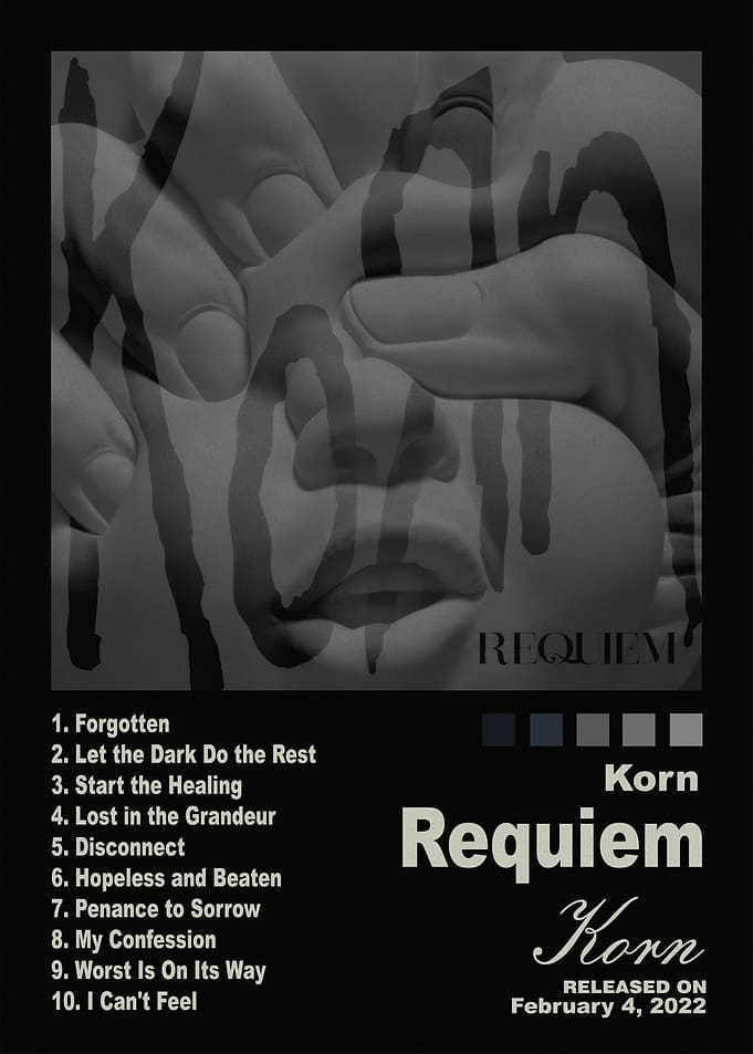 Korn Requiem Album Tracklist Poster