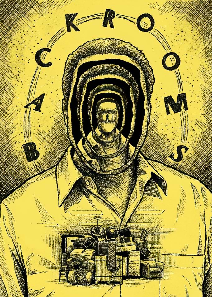 Surreal Backrooms Illustration