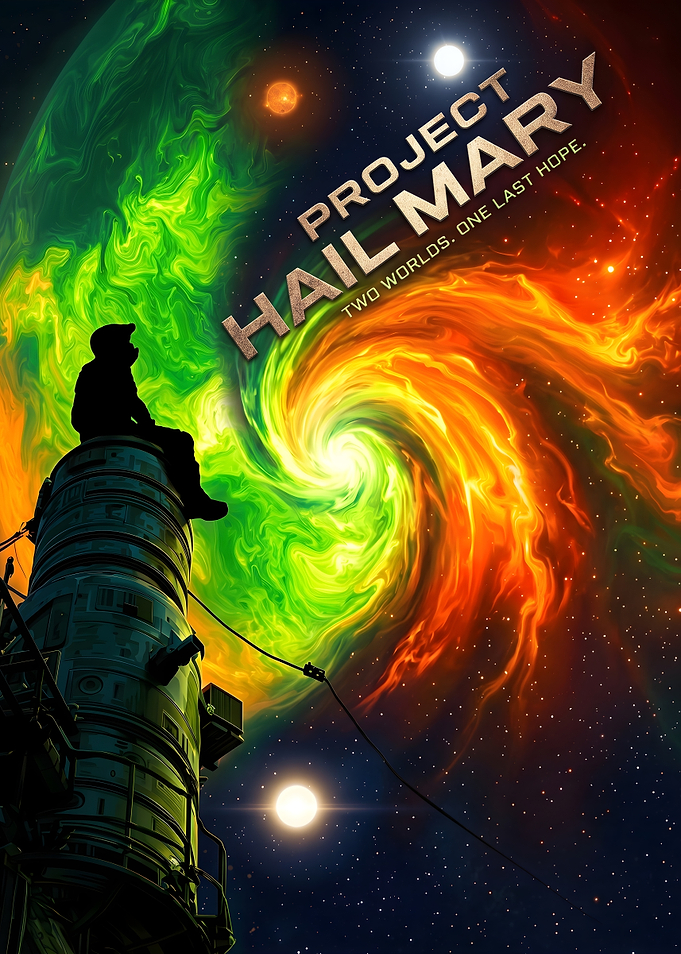 Project Hail Mary Space Poster