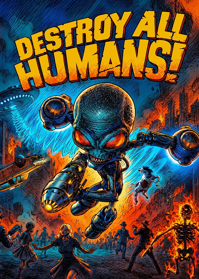 Destroy Humans Comic