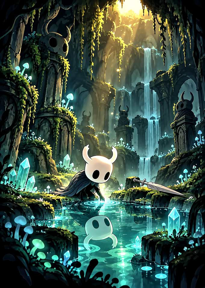 The Knight at the Crystal Pool