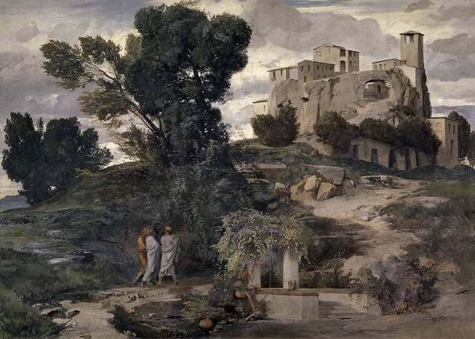 Classical Landscape with Figures