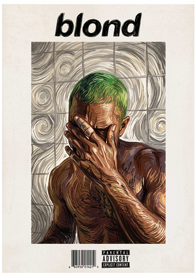 Frank Ocean Blond Album Art Poster