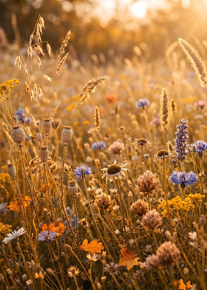 Golden Hour Wildflower Meadow