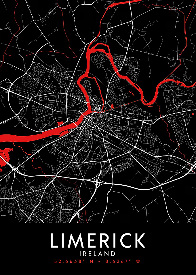 Limerick Dark Map