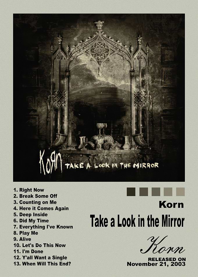 Korn Take a Look in the Mirror Poster