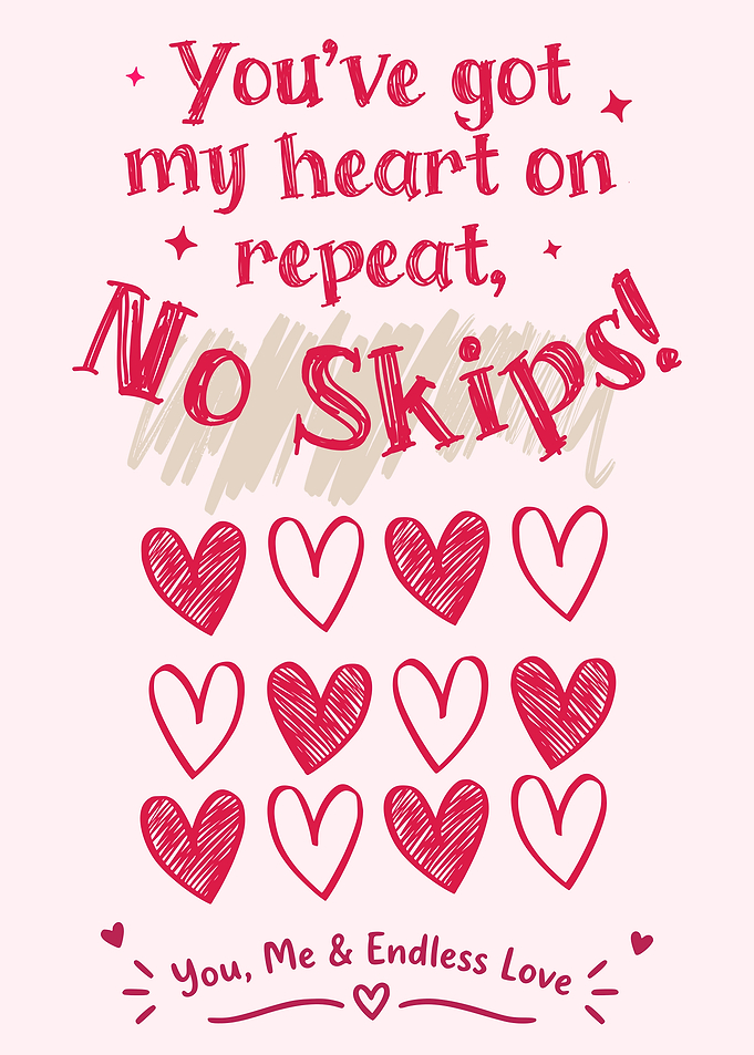 Valentine's Day Heart Love Card