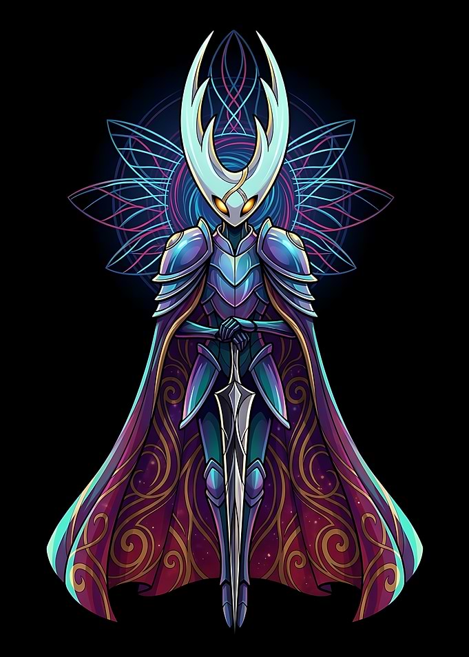 Hollow Knight Pure Vessel Fan Art