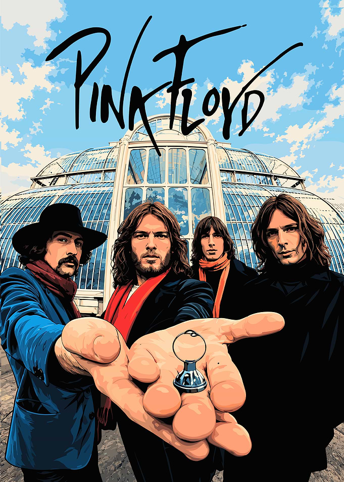 Pink Floyd Vintage Band Poster
