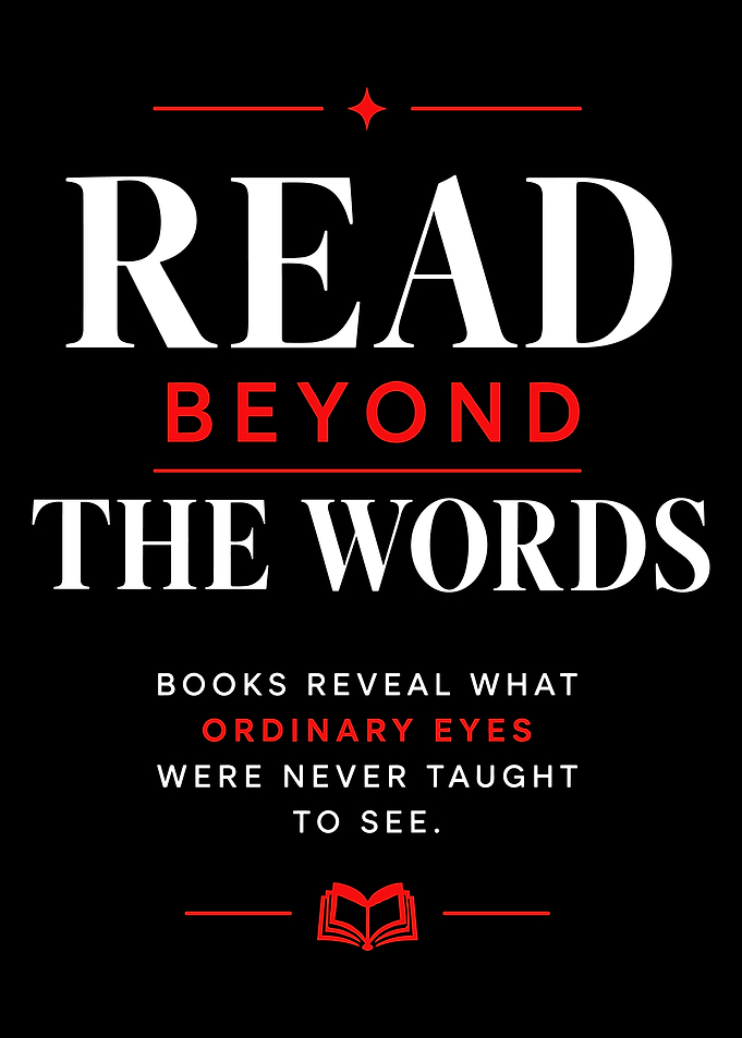 Read Beyond the Words Inspirational Poster