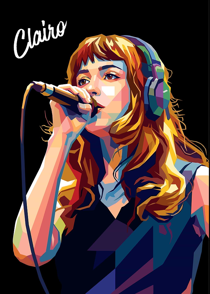 Clairo Pop Art Portrait