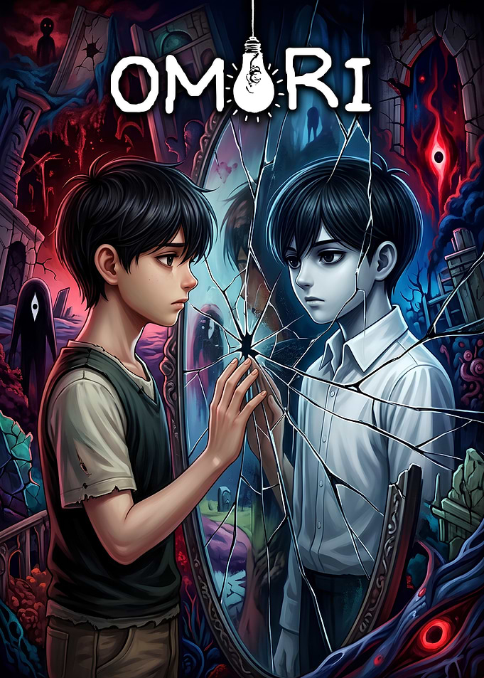 Omori Mirror Reflection Poster