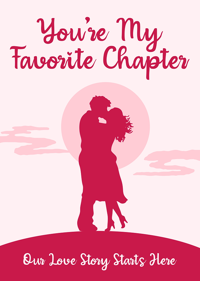 You're My Favorite Chapter Romantic Poster