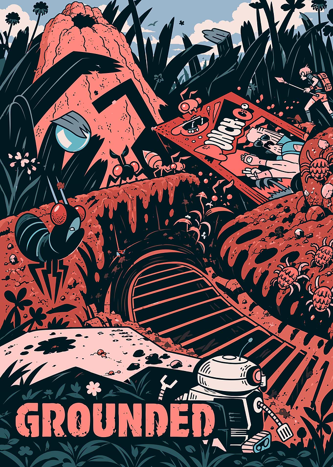 Grounded Video Game Poster Art