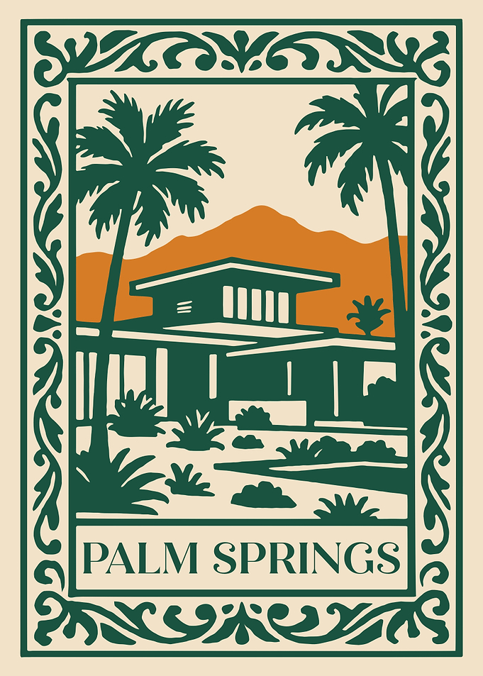 Palm Springs Mid-Century Modern Poster