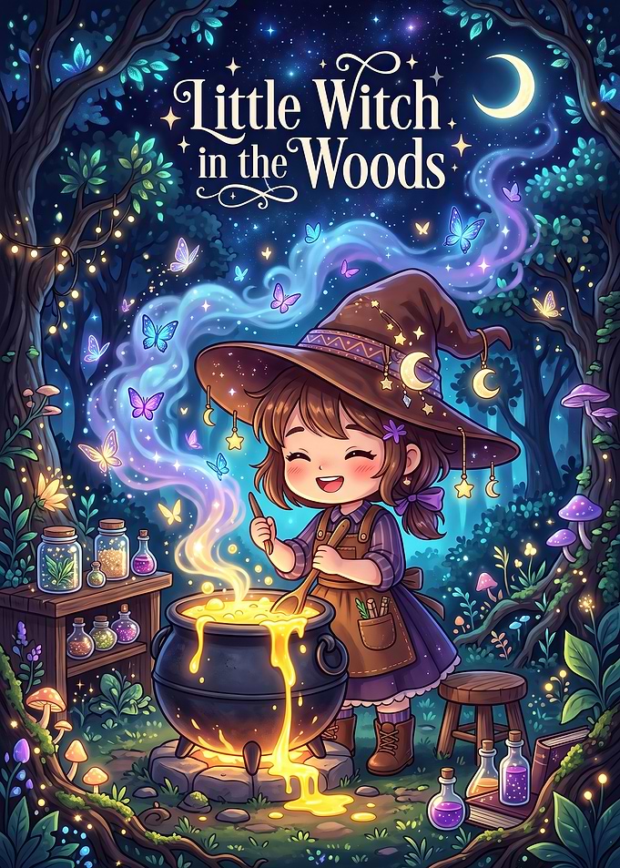Little Witch in the Woods Poster