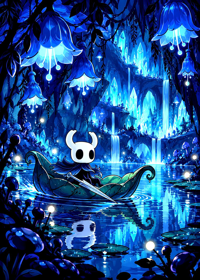 Hollow Knight in Crystal Peak