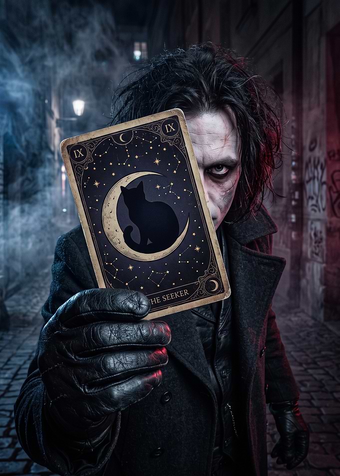 Gothic Seeker Tarot Card Portrait