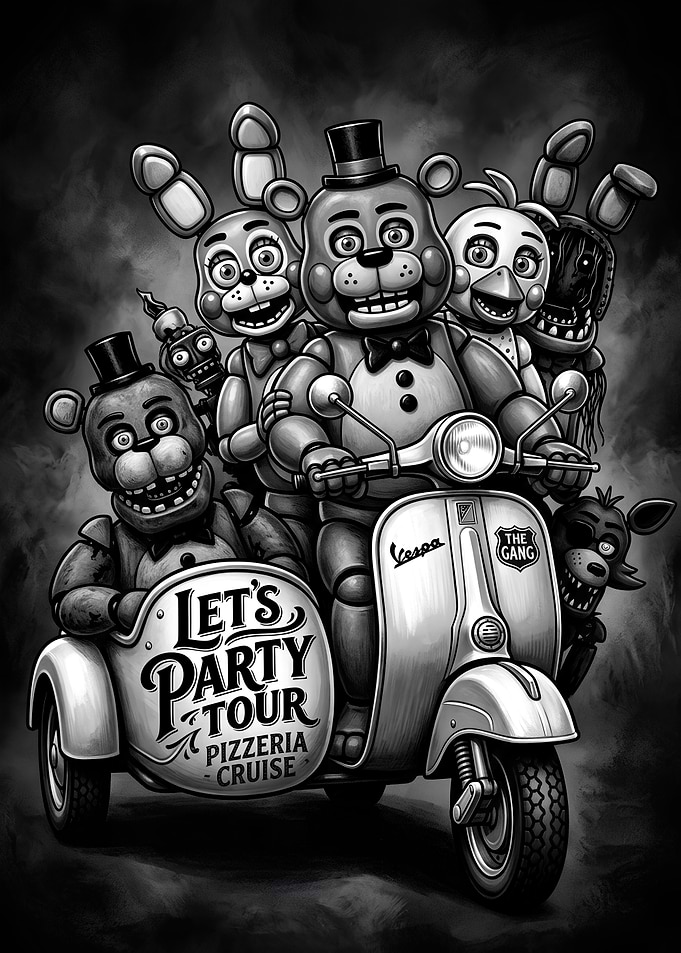 Five Nights at Freddy's Vespa Tour