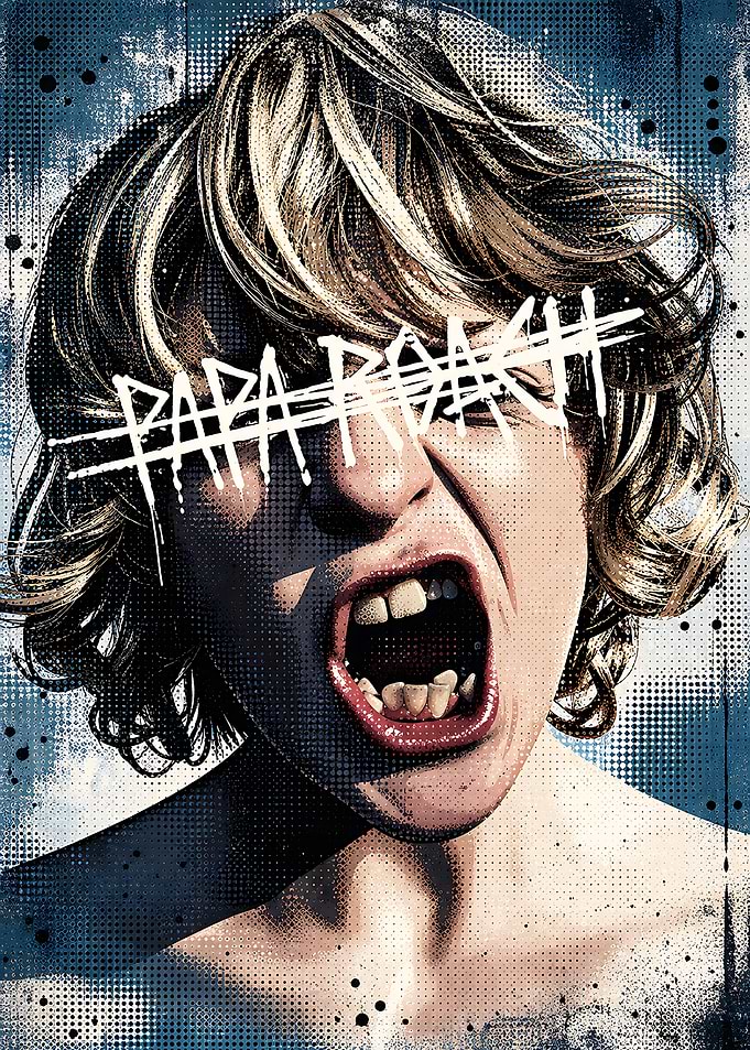 Papa Roach Screaming Portrait Poster