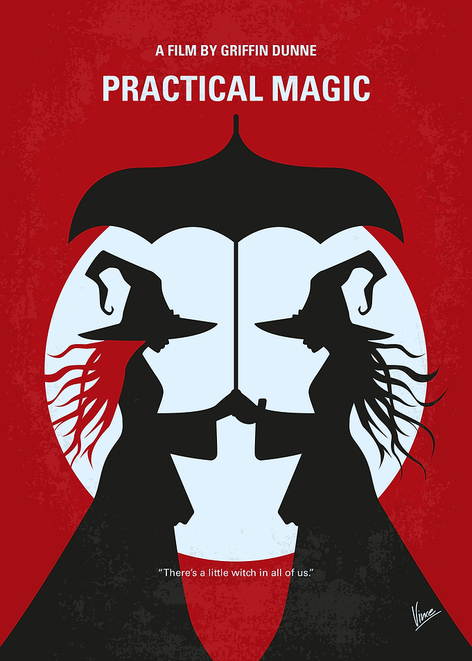 Practical Magic Minimalist Movie Poster
