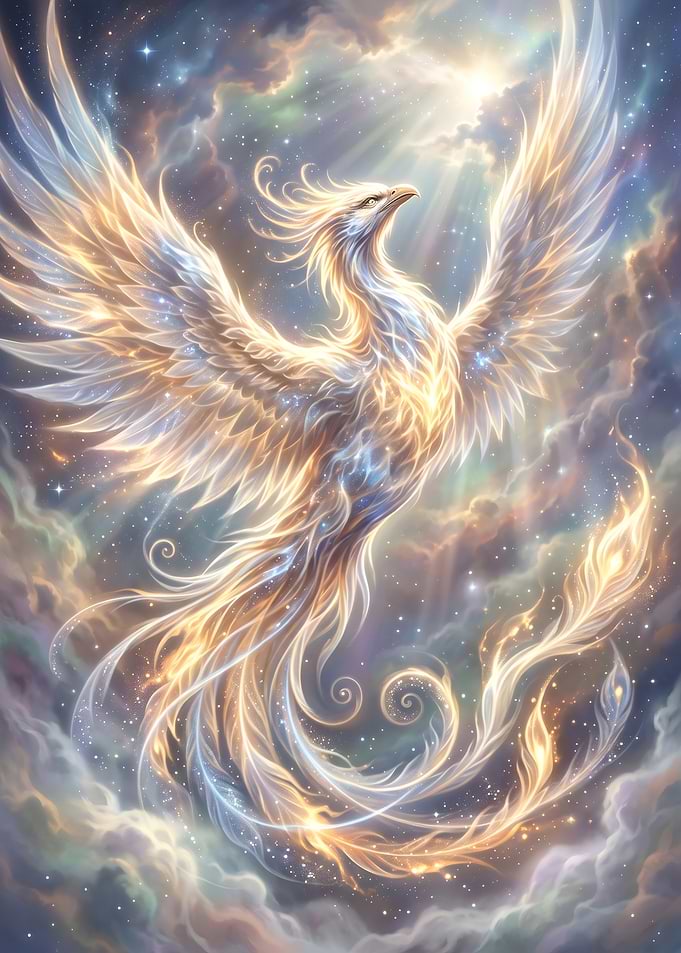 The White Phoenix of Sunlit Heavens