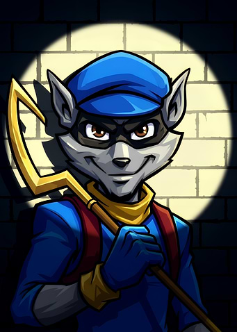 Sly Cooper Portrait Spotlight