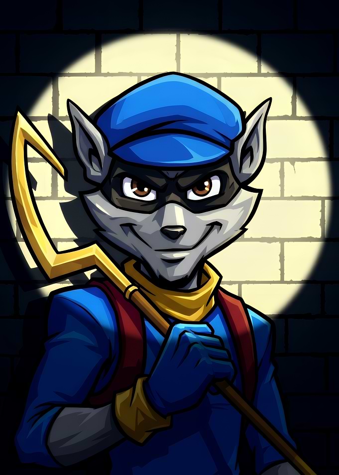 Sly Cooper Portrait Spotlight