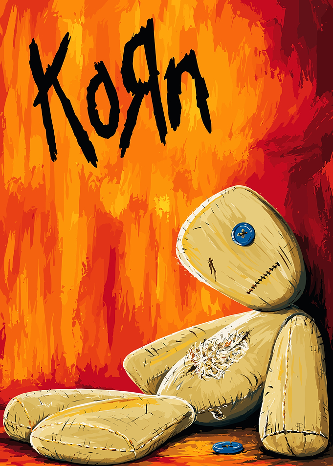 Korn Rag Doll Band Logo Poster