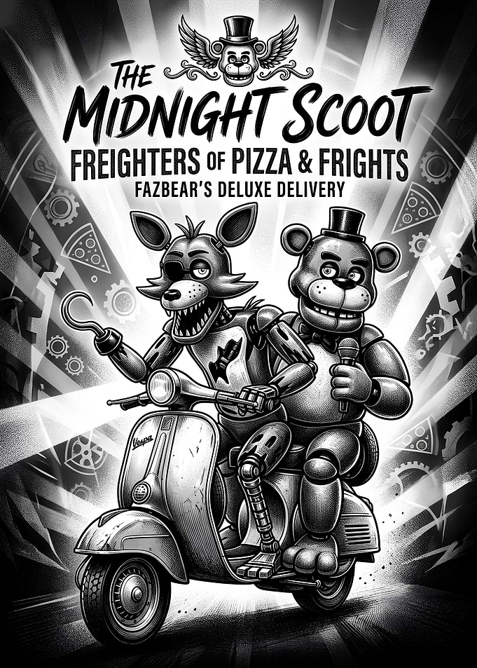The Midnight Scoot FNAF Poster