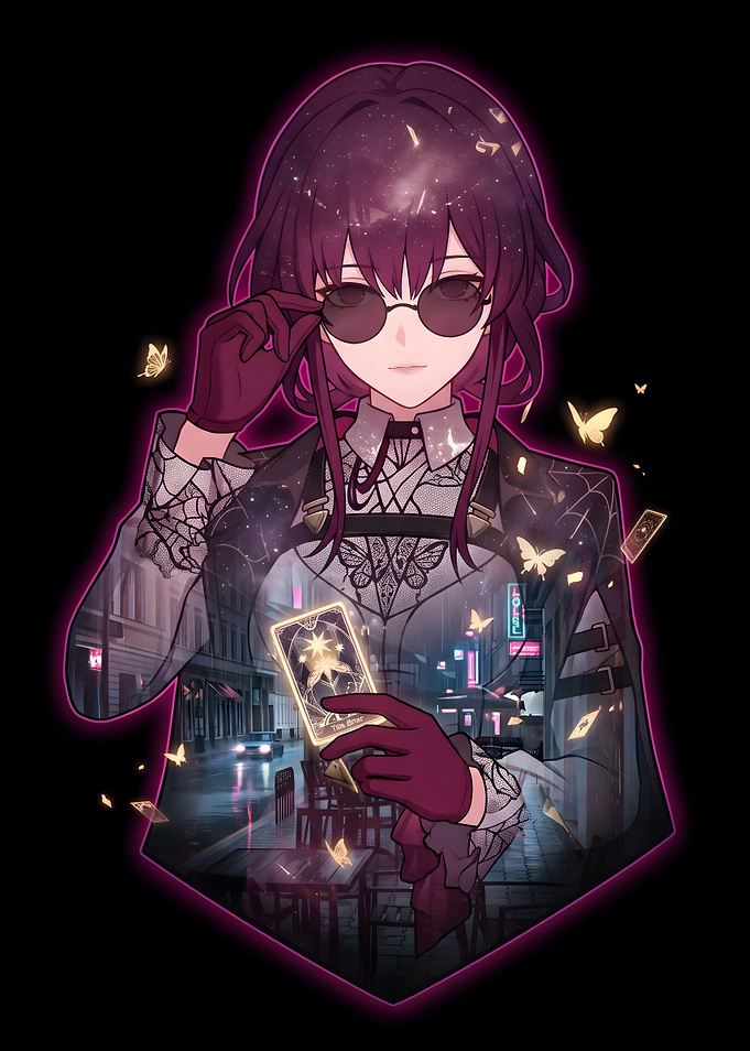 Kafka Honkai Star Rail Tarot Art