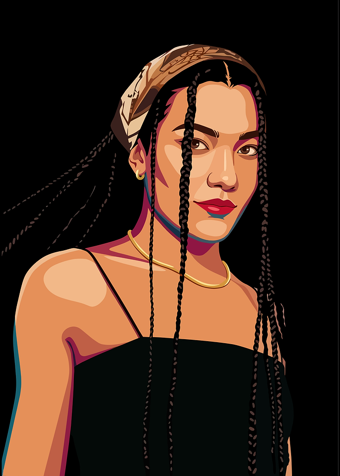 Stylized Pop Art Portrait