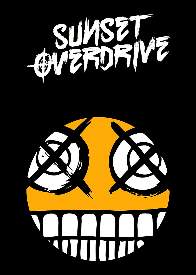 Sunset Overdrive Smiley Face Logo