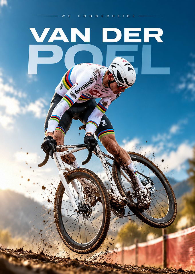 Mathieu van der Poel Cyclocross Action