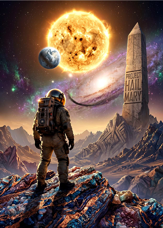Project Hail Mary Space Exploration Art
