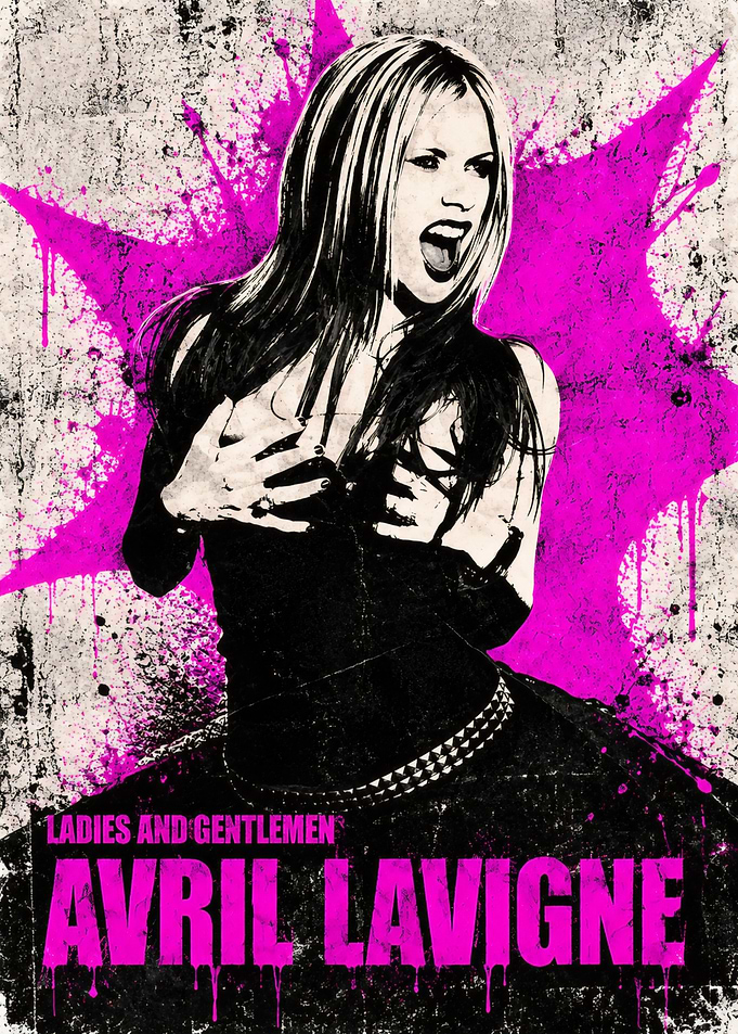 Avril Lavigne Pop Punk Poster
