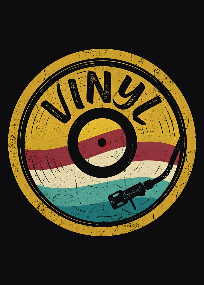 Vintage Vinyl Record Graphic Design