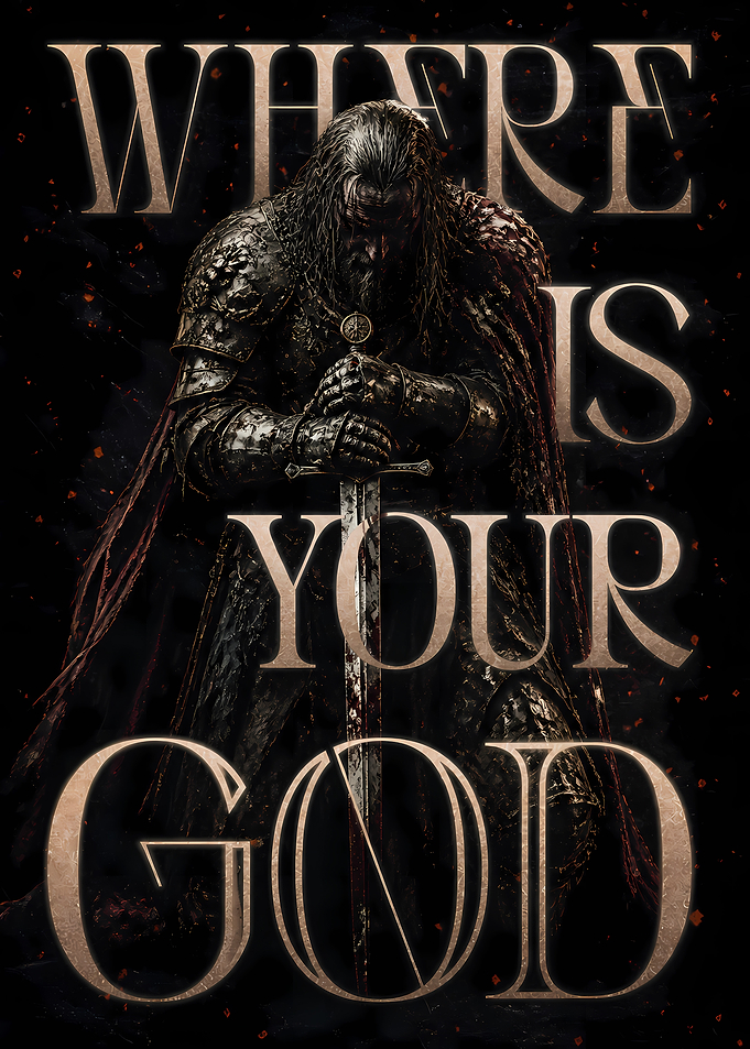 Where Is Your God Knight Poster
