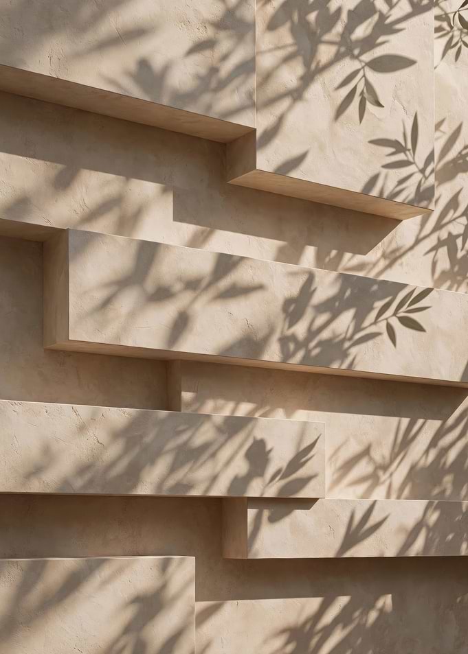 Balearic Travertine Stepped Facade